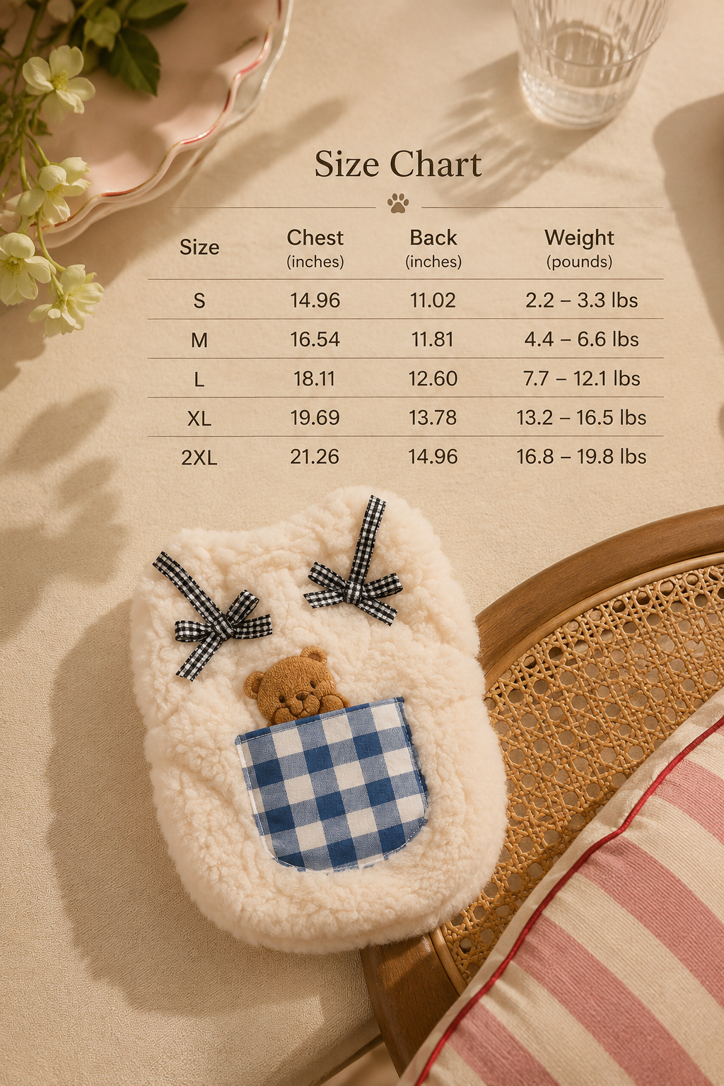 Teddy Picnic Sherpa Vest