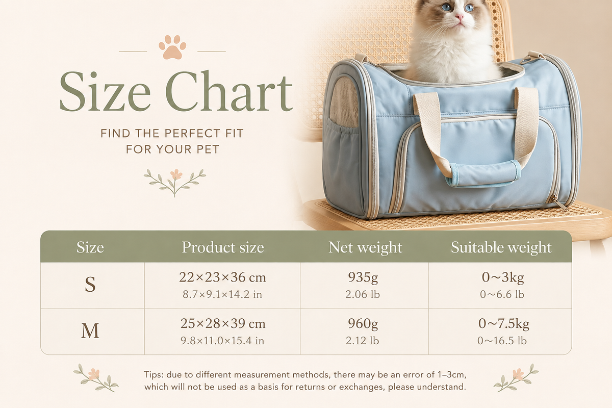 The Weekender Pet Carrier