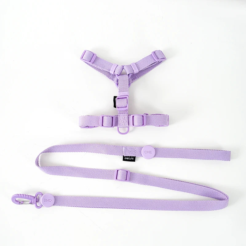 Le Macaron Adjustable Harness & Leash Set
