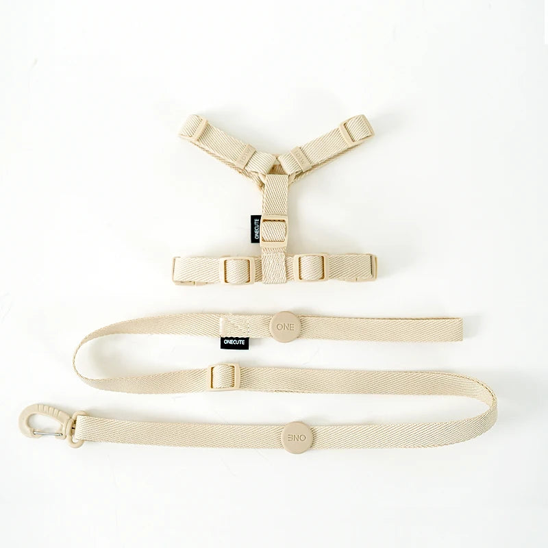 Le Macaron Adjustable Harness & Leash Set