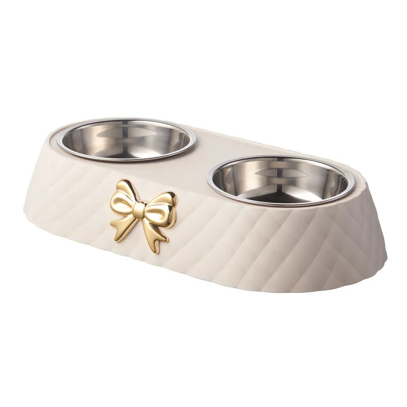 Bow & Brunch Double Pet Bowl